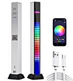 RGB Luce Ritmica LED a 40 Bit, LED Voice-activated Pickup Rhythm Light, Barra Luminosa LED Musica di Ritmo, USB Alimentata ...