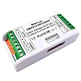 RGBW 4 Canali DMX Decoder,Mini RGB RGBW LED Strip Controller 16A DMX 512 Dimmer Driver Ambiance illuminazione Controller per LED ...
