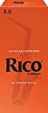 Rico Saxophone Reeds - Ance per sassofono contralto - Alto Sax Reeds 3 forza, 25-Pack