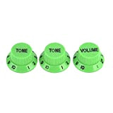RiToEasysports Guitar Knobs Guitar Tone Control Knobs Electric Guitar knobs 3 PCS Guitars Volume Tone Control Knobs Button Accessory for St Sq Electric ...