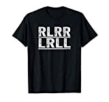 RLRR LRLL Batterista Paradiddle Rudimenti batteria RLRR LRLL Maglietta