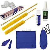 Rochix Flute Cleaning Kit per la pulizia della pelle, Purple,Olio Key Oil,Cork Grease,Swab,Cleaning Cloth,Cleaning Brush,Cleaning Rod