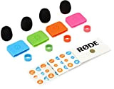 RØDE COLORS 2 è un set di quattro parabrezza colorati, anelli di identificazione dei cavi, etichette e un foglio adesivo ...