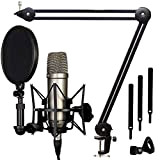 Rode NT1-A - Set microfono con condensatore + braccio snodato Keepdrum MS138