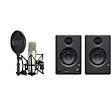RØDE - NT1A Microfono a diaframma largo per studi di registrazione/podcast, 19 x 5 x 5cm, 24V/48V, Oro & PreSonus ...