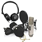 Rode NT2-A microfono a condensatore cardioide studio Bundle e cuffie