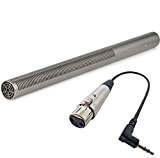 Rode NTG-3 - Microfono a tubo direzionale + Keepdrum MC-025XJ cavo microfono XLR/TRS per fotocamere