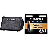 Roland CUBE-ST-EX, Nero + Duracell NUOVO Optimum AA, Batterie Stilo Alcaline, Confezione da 8, 1.5 V LR6 MX1500