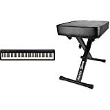 Roland Fp-10 Piano Digitale, Piano Digitale A 88 Tasti, Portatile, Ideale Per La Casa E L'Esercizio, Nero & Rockjam Premium ...