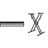 Roland Fp-10 Piano Digitale, Piano Digitale A 88 Tasti, Portatile & Rockjam Xfinity Supporto Per Tastiera Preassemblato A Doppio Rinforzo ...