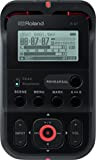 Roland R-07 Registratore Audio ad Alta Risoluzione - Registratore ultraportatile ad alta risoluzione con ascolto e controllo remoto wireless, Nero