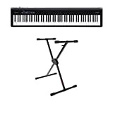 Roland Roland FP-30 - Pianoforte digitale (nero) – con Roland KS-10X supporto per tastiera regolabile a X