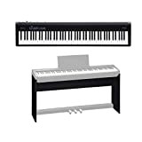 Roland Roland FP-30 - Pianoforte digitale (nero) con supporto personalizzato Roland KSC-70