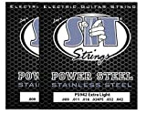 S.I.T. Strings PS942 - Corde per chitarra elettrica in acciaio INOX, extra leggere, 2 pezzi
