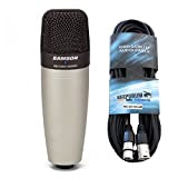 Samson C-01 Studio - Microfono a condensatore + cavo keepdrum XLR