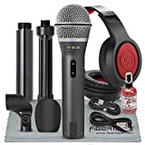 Samson Q2U - Kit di registrazione e podcasting con microfono USB dinamico e kit di accessori