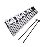 Sasuori 30 Note Xilofono Glockenspiel Telaio in Legno Barre in Alluminio Educativo Percussione Strumento Musicale Regalo con Borsa per il ...
