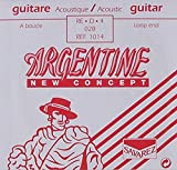 Savarez Corde per chitarra acustica Argentine corde singole D4/Re4-1014 con fine ciclo