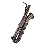 Sax Studente Sassofono Baritono E Piatto Rame Antico Strumento Musicale Professionale con Custodia Accessori