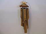 scacciapensieri bambu scacciaguai wind chimes cm 50 con attacco e pendaglio cm 100 avvisatore sonoro