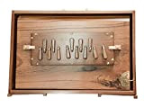 Scatola Shdi qualità artigianale con ance originali di Palitana in bronzo, chiavi e tappi in legno Supporti in legno 100% ...