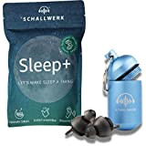 SCHALLWERK ® Sleep+ Tappi per orecchie di protezione dell'udito per dormire – attutisce il rumore e il russare – Ideale ...