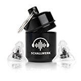 SCHALLWERK ® Strong+ Tappi per orecchie con protezione extra forte – attutisce il rumore e mantiene la qualità del suono ...