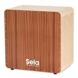 Sela SE 099 Bass Cajon, Corpo in Betulla da 15 mm, 2 Superfici di Gioco, Sela Snare System, Made in ...