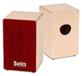 Sela SE 165 Primera - Cajon Red con sistema Sela Snare System, per principianti ed esperti, made in Germany