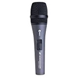 Sennheiser E845S Microfono Dinamico supercardioide per voce con interruttore ON/OFF + supporto + astuccio, Silver