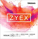 Set di corde D'Addario Zyex per violino, scala 1/16, tensione media