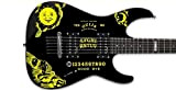 Set Ouija Stickers Body Guitar & Bass Adesivi Decorazione Corpo Chitarra & Basso… (giallo)