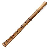 Shakuhachi - Flauto giapponese in bambù come sentito in fantasma di Tsushima e Sekiro + istruzioni per il gioco e ...