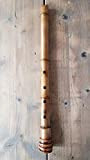 Shakuhachi in bambù con custodia, istruzioni per suonare, 1.8 Shaku (chiave di Re), flauto tradizionale giapponese, di alta qualità