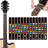 Shapefun, adesivo per il manico della chitarra, con note musicali, per imparare facilmente gli accordi, ideale per chitarra classica, elettrica, ...