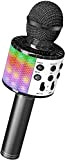 ShinePick - Microfono senza fili per karaoke, portatile, con funzionalità Bluetooth 4 in 1, lettore per karaoke con Magic Sound, ...