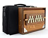 Shrutibox TATTVA "Calcutta" – Medium – Made by M.K. Sardar, acuto extra lungo, C-C 13 stops, 440 Hz, legno di ...