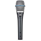Shure Beta 87A Microfono A Condensatore Con Pattern Polare Supercardioide, Per Applicazioni Vocali Da Studio