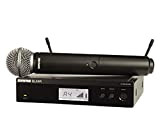 Shure BLX24R/SM58 Microfono per palco/spettacolo Senza fili Nero - Microfoni (Microfono per palco/spettacolo, Senza fili, 662-686 MHz, Batteria, AA, Alcalina)