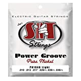 SIT 10-46 Power Groove - Muta di corde per chitarra elettrica, in nichel, tensione: Light