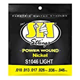 SIT 10-46 Powerwound - Muta di corde per chitarra elettrica, al nichel, tensione: Light
