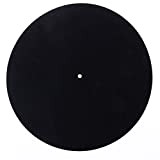 Siwetg - Tappetino per giradischi in feltro, con supporto per disco in vinile, 3 mm di spessore, per dischi LP