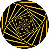 Slipmat Slip Mat Scratch Pad Feltro per qualsiasi 12" LP DJ Vinyl Giradischi Giradischi Grafica personalizzata - Spiral Squares