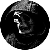 Slipmat Slip Mat Scratch Pad Feltro per qualsiasi 12" LP DJ Vinyl Giradischi Giradischi Grafica personalizzata - Reaper Skull