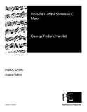 Sonata for Viola da Gamba - For Cello & Piano