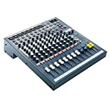 Soundcraft EPM8 - Console mono a 6 vie + 2 canali stereo (8 ingressi microfonici XLR, fader da 80 mm), ...