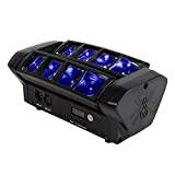 Spider Moving Head Light, 8X6 W LED Beam DJ Lights RGBW Sound attivato e Controllo DMX 512 per Bar Disco ...