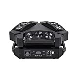 Spider Moving Head Light 9 LEDs Heads Par Lights RGB Stage Lighting Effect 12/19 Channels DMX-512 And Sound Activated Great ...