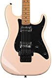 SQUIER BY FENDER - Contemporary Stratocaster HH FR Roasted Maple Fingerboard Black Pickguard Shell Pink Pearl - DS54799