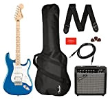 Squier Fender Affinity Series Stratocaster HSS MN Lake Placid Blue + Frontman 15G + Funda Guitarra Eléctrica